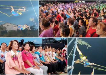 礁溪歡盪中秋盪鞦韆比賽　曾上泰、黃萱儀蟬連男子、女子組冠軍