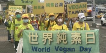 純植飲食成餐飲顯學 響應世界純素日 上千民眾上街遊行 推廣健康、環保新生活
