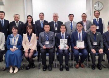 南市區長黃炳元率團訪日菊池市　相約下個月締盟