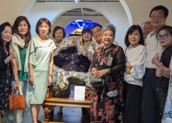 吳園藝文中心公會堂即日起展出「幻彩晶光‧璀璨能量」水晶展