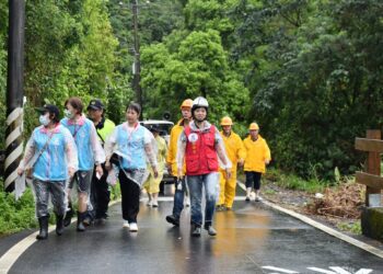 吉安鄉土石流、易淹水保全戶 游淑貞率隊要求全面撤離安置