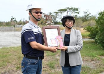 臺東森林公園工程遇黑面琵鷺造訪停工　廠商獲頒生態檢核通報獎勵金