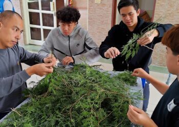 「愛在花蓮無國界」國際志工團隊 沈傳恩連3年服務花蓮黎明機構