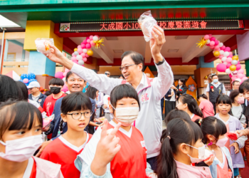 大成國小100週年校慶 張善政讚揚學校見證八德地區發展