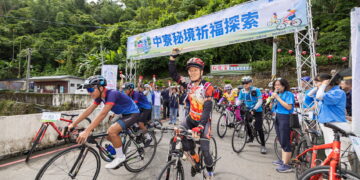 南投旅遊百K自行車小鎮漫遊中寮場開騎 帶領車友探索石龍宮秘境