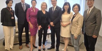 美國斯克茨代爾市長Lisa Borowsky拜會新北市深化雙方城市交流合作