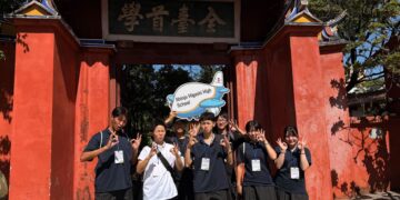 台南一中SDGs研討會國際師生走讀台南古都　以文化交流深化世界友誼