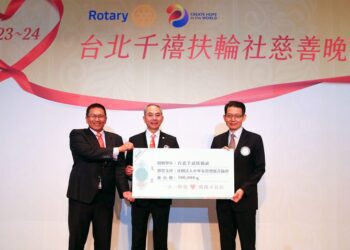 關懷弱勢團體   台北千禧扶輪社捐贈安得烈慈善協會50萬元