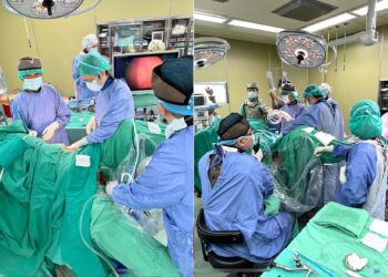 鹿角形腎結石造成血尿 微創雙鏡手術清除98%結石