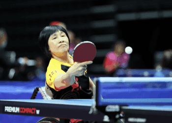 世壯運桌球新莊開賽 「最強桌球阿嬤」盧碧春首戰告捷 目標直指金牌