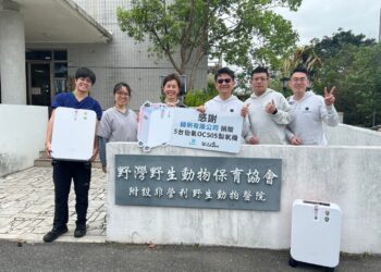 精俐攜手野灣野生動保協會，捐贈製氧機提升野生動物救護品質