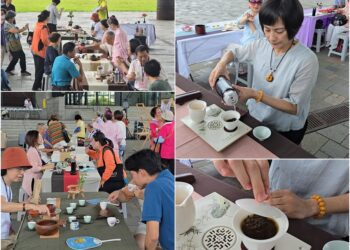 影音∕冬山老紅茶回娘家 民眾化身評茶王 現泡現喝還能帶回家