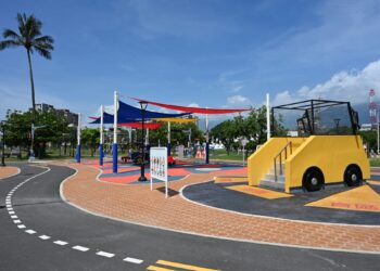 大本交通主題公園開放 花蓮市幼學童搶先體驗
