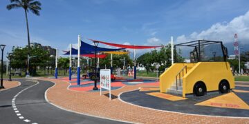 大本交通主題公園開放 花蓮市幼學童搶先體驗
