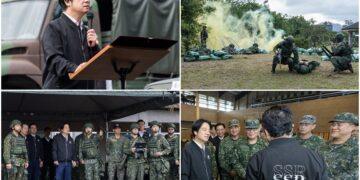 視導宜蘭後備教召訓練 賴清德:透過實力達到真和平的重要戰力