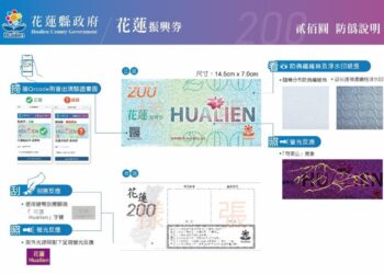 振興券辨真偽有撇步！花蓮縣府公布4大防偽設計