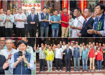 林國漳偕同徐國勇拜廟祈福 共促總預算儘速通過以利防汛救災