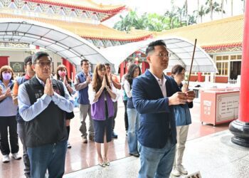 桃園市孔廟祈福許願活動 副市長蘇俊賓出席勉勵考生