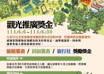 吸引遊客暢遊臺東 縣府加碼推出抽獎活動首名可獲30萬