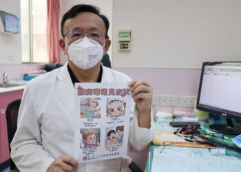 喉嚨化膿、嘔吐、高燒不退　3兄弟相互傳染腺病毒2人住院