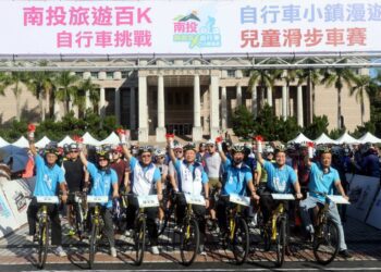 2024 南投旅遊百K自行車挑戰   英籍台灣女婿放假省親順便拿冠軍　印尼車友讚台灣是自行車天堂