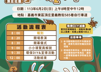 「獨角仙秘境開幕季」6月2日登場　感受頂庄社區生態之美