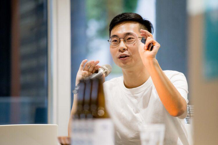 ▲▲憨啤酒共同創辦人蘇子桀是催生「Just Touch Me紡織啤酒」的關鍵人物。(圖/憨啤酒提供)