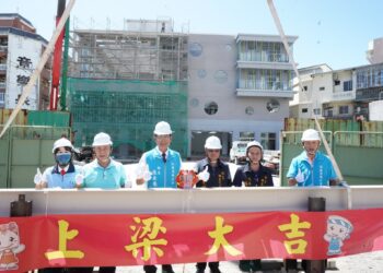 礁溪多功能社會福利大樓新建工程 28日上梁祈福
