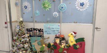 回收素材化身雪國世界 潮州安泰醫院用「白色循環」溫暖耶誕