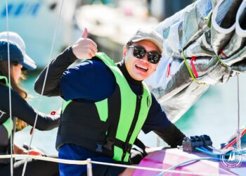 2023年海峽兩岸暨港澳帆船賽第一比賽日　參賽選手：比賽過癮開心交流