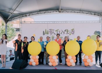 「山歌行入生活」竹東音樂市集 親子熱情參與學講客