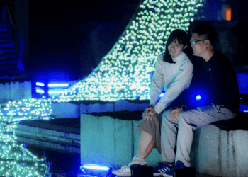 新莊中港大排光雕展3/1點燃浪漫 百萬LED燈打造戀愛氛圍 LUXY BOYZ激光秀助興