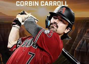 影/《MLB》卡洛爾單季25轟54盜獲選國聯新人王 響尾蛇隊史第一人