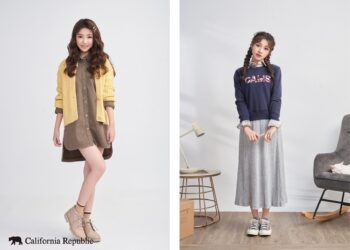 最美星二代 透明系女孩 韓菲 為服飾品牌California Republic代言