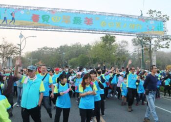 影音／田尾鄉年度盛事　「看見田尾最美春日萬人健行」5000多名鄉親好友齊聚田尾怡心園