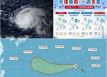 影音/20261026煙花增強為中颱 後續動態關注中