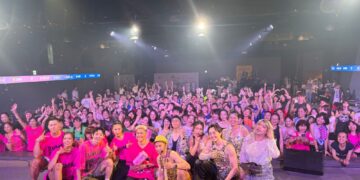 健身工廠「閃耀熱舞祭」西門町開跳　近200人共舞懷舊Disco 與New Balance