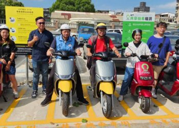 金門首推電動共享運具6處服務點即日起啟用