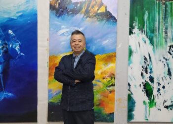 藝術家謝義錩「神山。智海。若水。」作品展　於滬尾藝文休閒園區磅礡展出