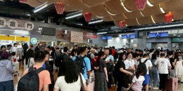 大陸十一長假,首日經小三通入金門旅客人次勁揚