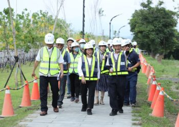提升嘉市汛期防災功能　黃敏惠視察防汛工程