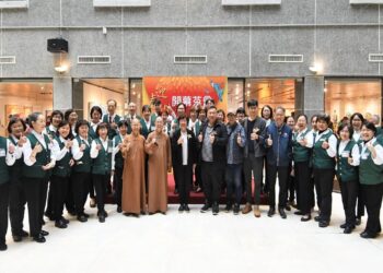 佛光山福山寺金龍開春　舉辦迎春納福藝術聯展開幕