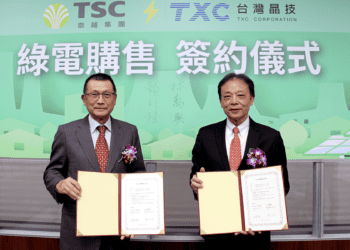 崇越科技攜手台灣晶技挺淨零　啟用逾5000萬度綠電