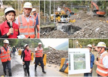 強震+強颱重創蘇花路廊 鄭麗君實地勘災 期許兼顧安全與便利早日通車