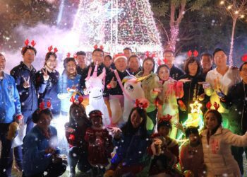 2023 幸福員林 ‧ 彩虹獨角獸聖誕派對　伴隨飄下片片雪花現場氣氛嗨到最高點