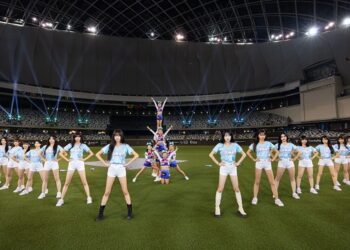 台鋼雄鷹啦啦隊「Wing Stars」攜南韓雙姝及童隊 霸氣登場大巨蛋