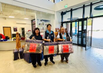 康芮颱風重創卓溪鄉 魏嘉賢捐贈愛心物資