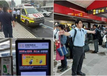 北捷民權西路站驚傳男子跳軌捲入車下　意識清楚腳傷送醫