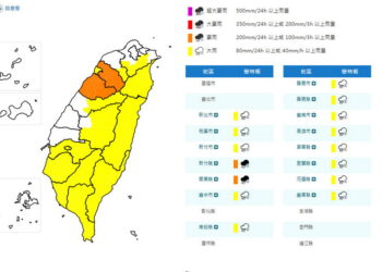 影音/0829西南風及對流雲系旺盛 午後豪大雨區擴及15縣市