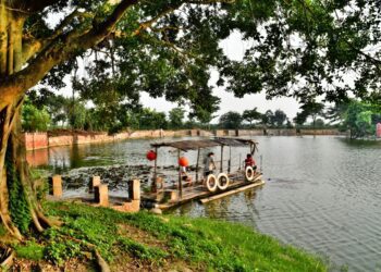 春節期間連續9天假期歡迎參訪學甲秘境「老塘湖藝術村」